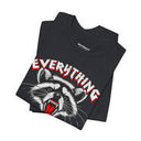 "Everything Is Trash" Raccoon Graphic T-Shirt | Funny Metal Band Style Tee