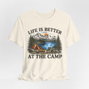 "Life Is Better At The Camp" Mountain Lake Camping T-Shirt