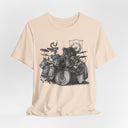 Octopus Drummer T-Shirt | Detailed Drum Kit Art Tee for Musicians