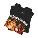 "My Love Language Is Tacos & Latinas" Funny T-Shirt