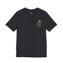 Skull and Roses Chest Print T-Shirt | Dark Floral Graphic Tee