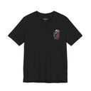 Skull and Roses Chest Print T-Shirt | Dark Floral Graphic Tee