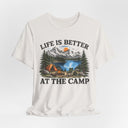 "Life Is Better At The Camp" Mountain Lake Camping T-Shirt