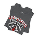 "Everything Is Trash" Raccoon Graphic T-Shirt | Funny Metal Band Style Tee