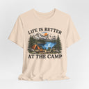 "Life Is Better At The Camp" Mountain Lake Camping T-Shirt