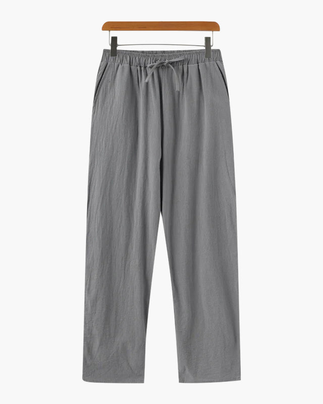 Men's Linen Drawstring Trousers