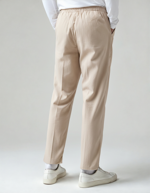 Men's Linen Drawstring Trousers